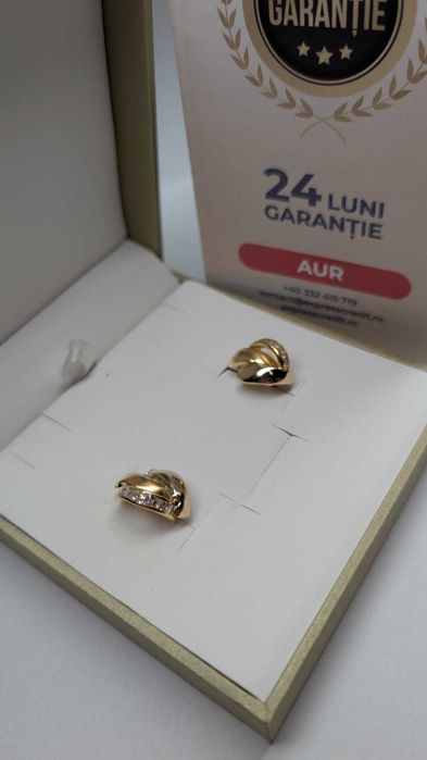 (AG42)Cercei AUR 18K 2.81g B:13919.1 -Garantie 2 Ani!