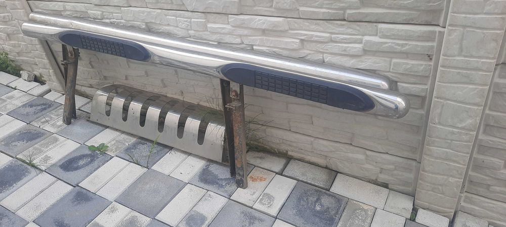 Bullbar + praguri si protectie scut Quasqai