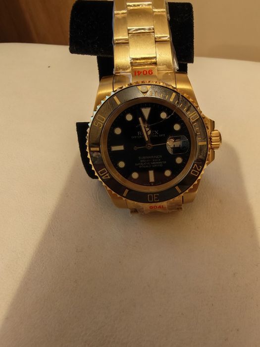 Мъжки часовник Submariner Gold / Black – Автоматик