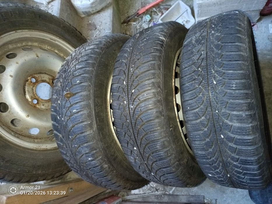 Anvelope iarna 175/65 R14+jenti in 4 prezoane4x100