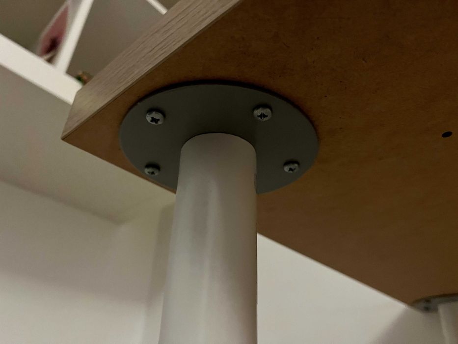 masa birou LAGKAPTEN Birou, aspect stejar antichizat/alb, 120x60 cm