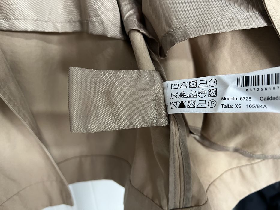 Парка тренч massimo dutti xs