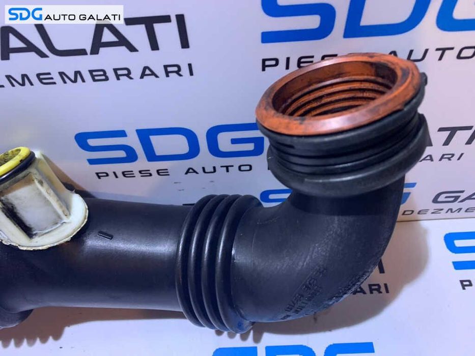 Tub Conducta Teava Admisie Turbina Turbo Turbosuflanta Peugeot 307 1.6 HDI 2001 - 2008 Cod 9687883780