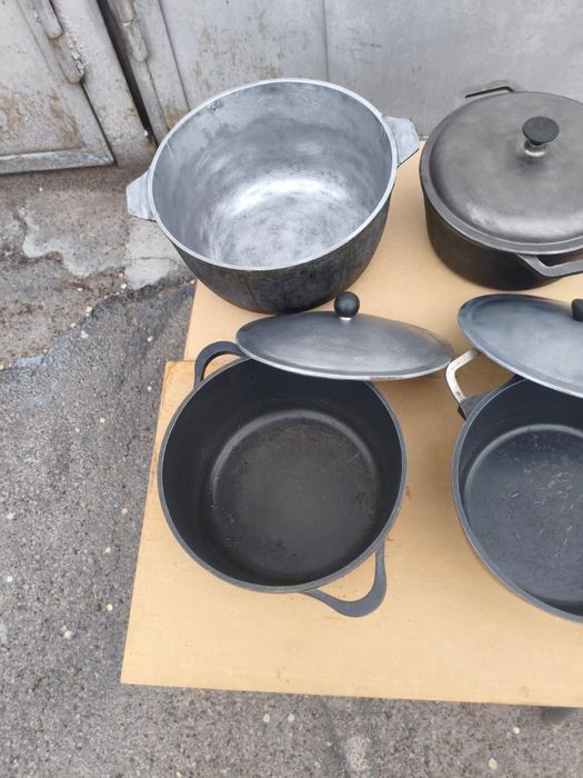 Казаны и утятница производства СССР