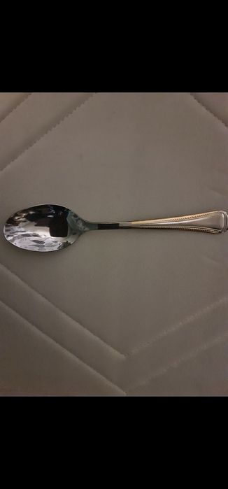 Луксозен кухненски комплект от стомана и позлата