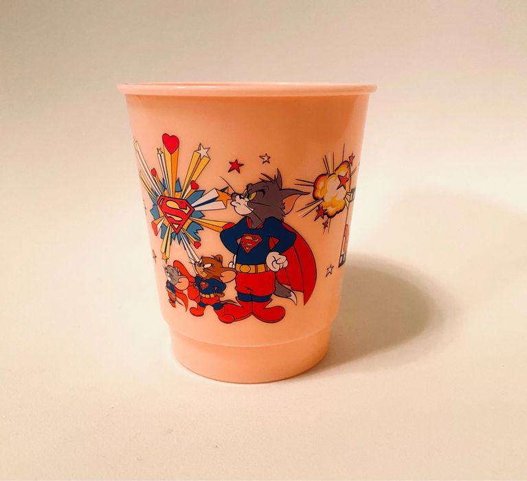 Стакан Том и Джерри пластик