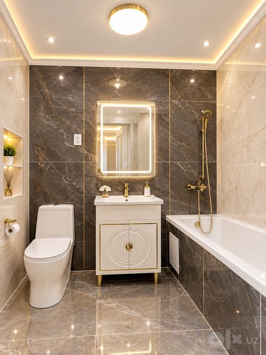 Квартира 2 хонали килинган 53м²