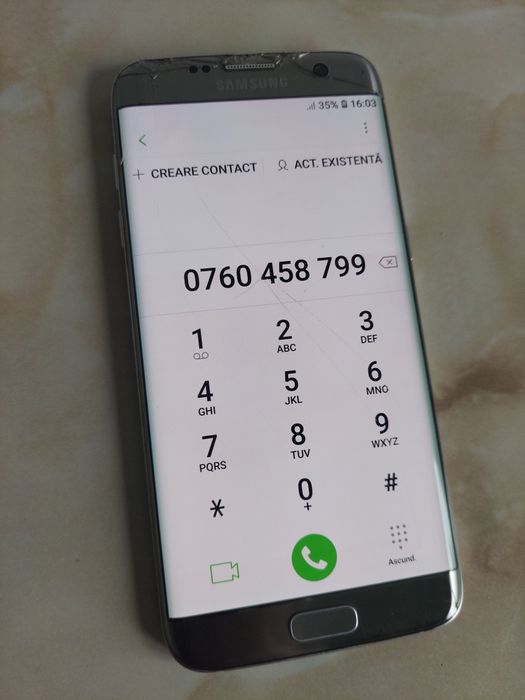 [S7Edge] Vând Samsung Galaxy S7 Edge silver [perfect funcțional] //poze reale