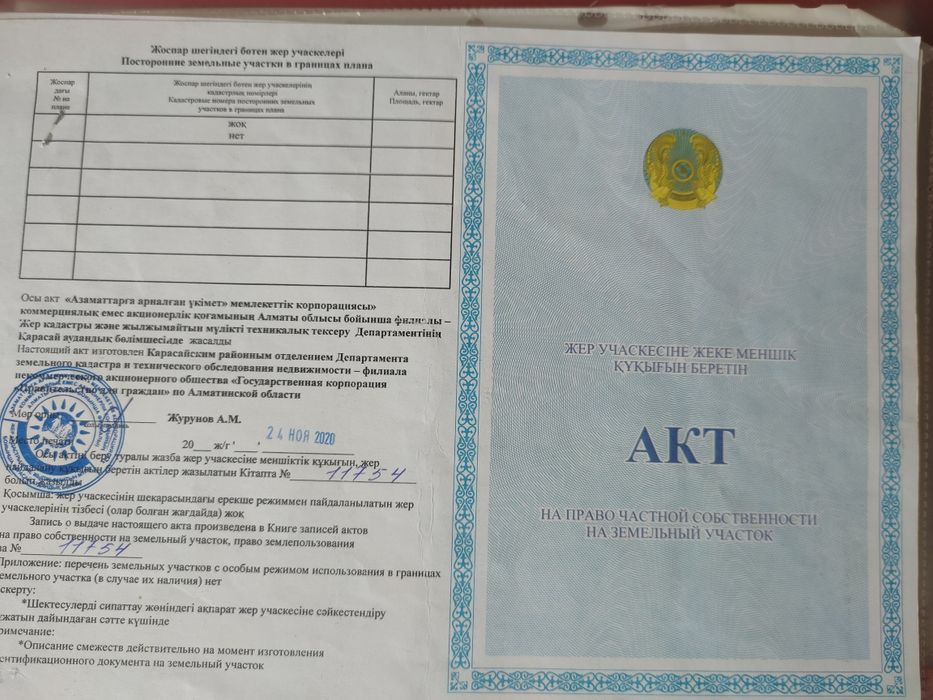 Участок  Жармуханбет .