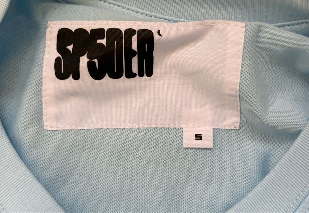 Sp5der Light Blue Set – T-Shirt & Shorts