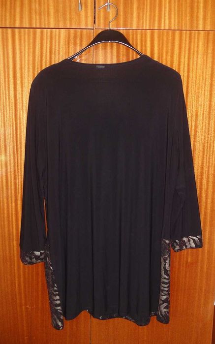 Дамски елегантни черни туники, размер 48