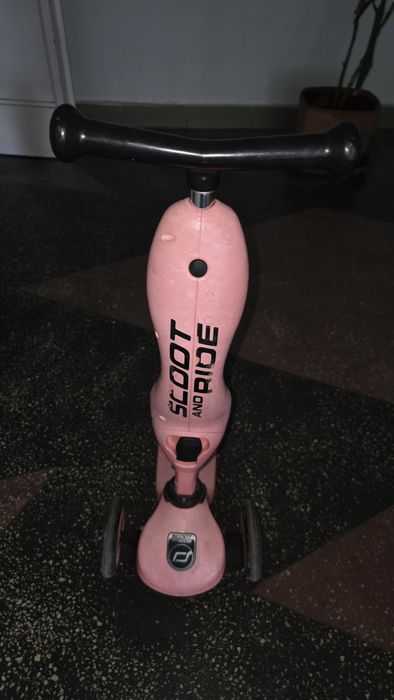 Trotinetă Scoot and Ride, 2 in 1, Roz
