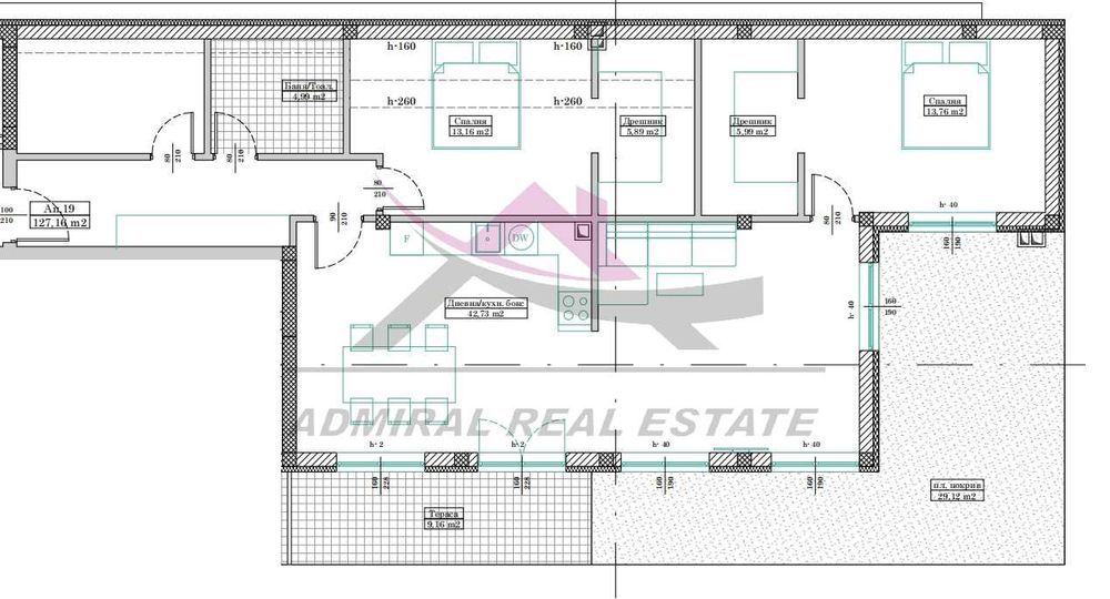 Продава се Четиристаен апартамент в Варна, Кайсиева градина - 181 кв.м за 914 €/кв.м - Снимка #2