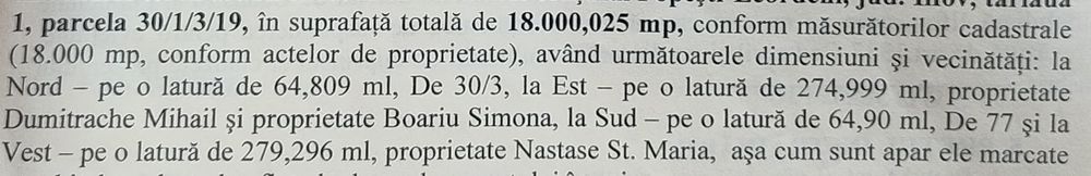 Vânzare teren Popești Leordeni