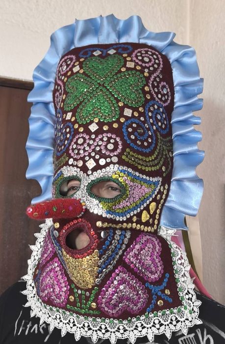 Кукерска гугла маска, нова, декорация, изкуство