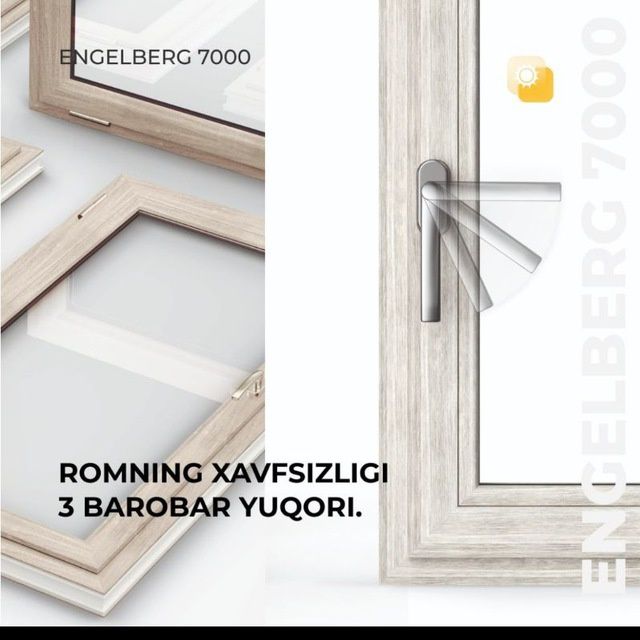 Акфа пласт Термо Хар хил турдаги ешик ва ромлари