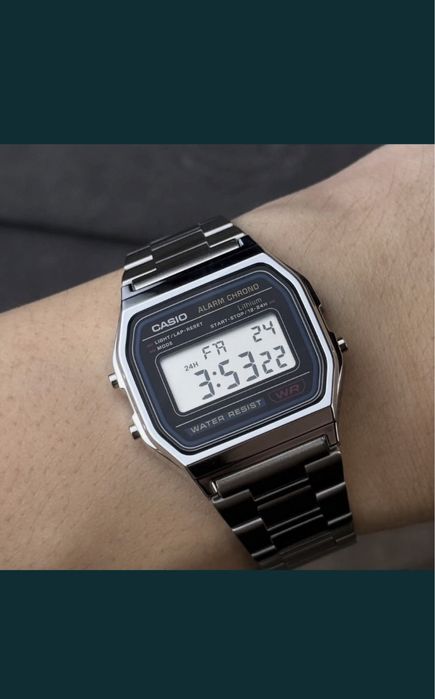 Часы casio сталь A168WA-1WSDF