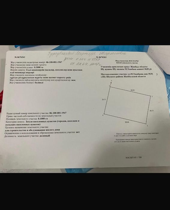 Участок на продажу