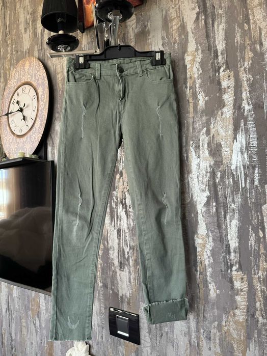 Blugi verzi skinny NOI_fete 8-10 ani (140cm) Destination