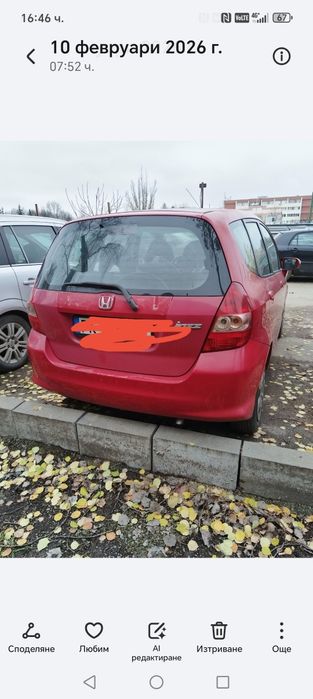 Honda jazz, 2004 - отлична, всичко плаъено