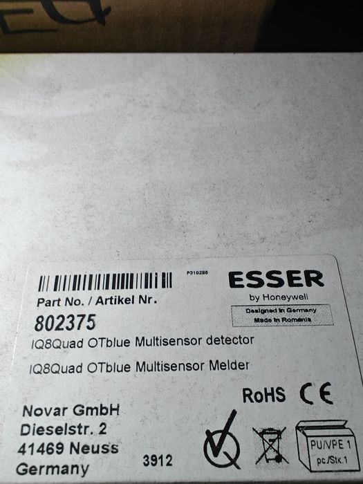 ESSER uv flame detector 782311