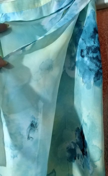 Дълга елегантна пола на пластове, L/XL