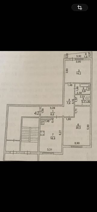 Продаю 2 комнатную квартиру