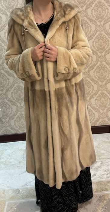 Шуба норковая длинная