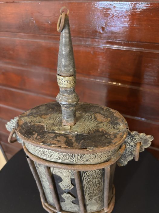 Голяма Османска барутница,паласка-19-ти век,сачан,36 см