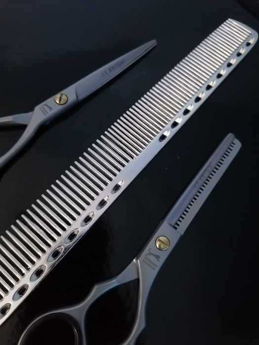 Set Foarfeci profesionale jaguar tuns filat pieptăn 5,5