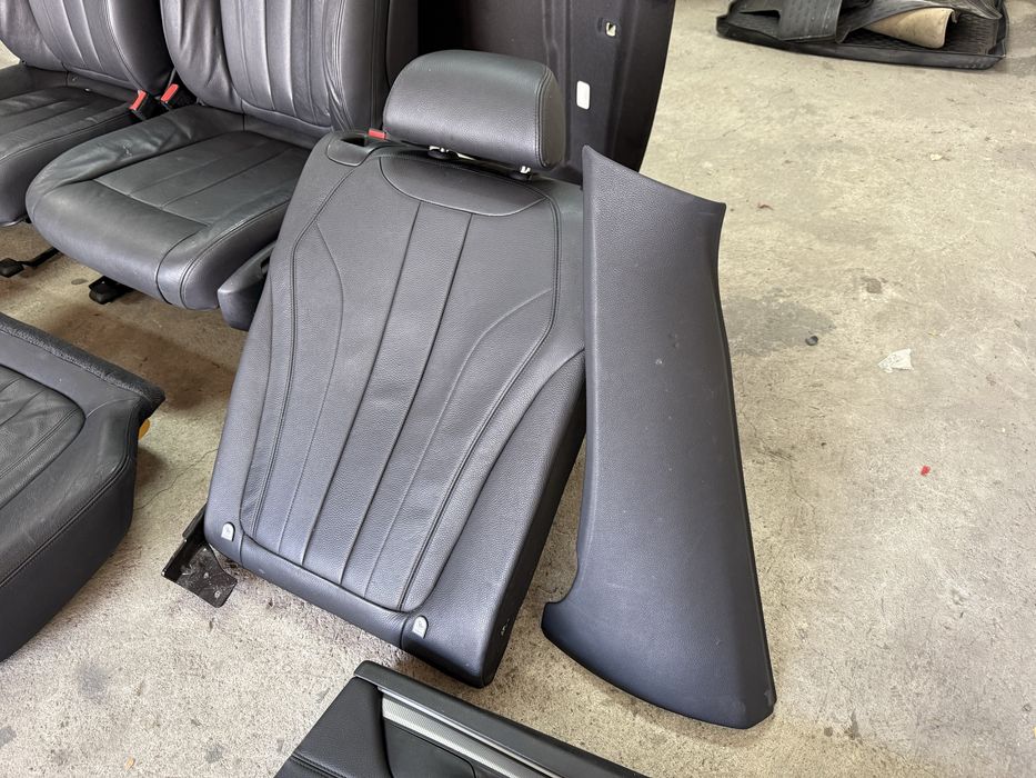 Черен салон bmw x5 f15 седалки, таван, кори