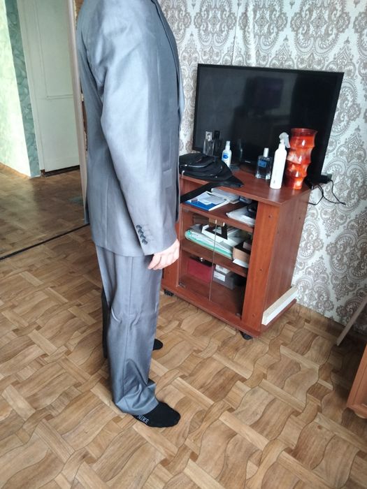 Костюм двойка серый