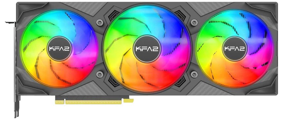 KFA2 GeForce RTX 5070 ROCK(X) OC 3FAN RGB Black. Гарантия DNS