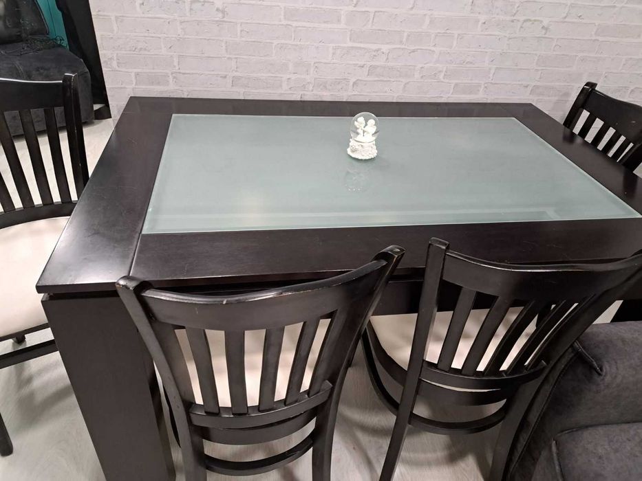 Трапезна маса тъмно венге