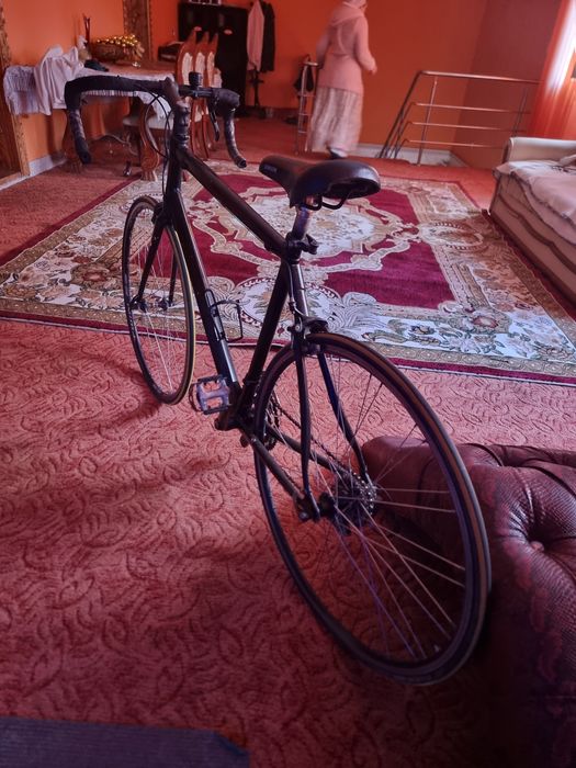 Bicicleta birou sau excursie cursiera roti subțiri furca carbon