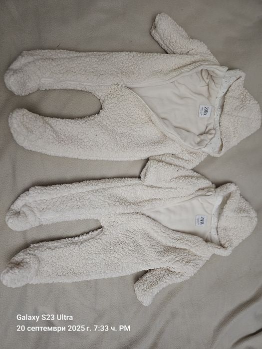 Космонавти / ромпъри Зара 6-9 мес. - 74 см