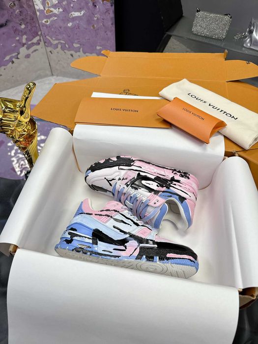 LV Nou Colorat Bărbați Femei Pantofi