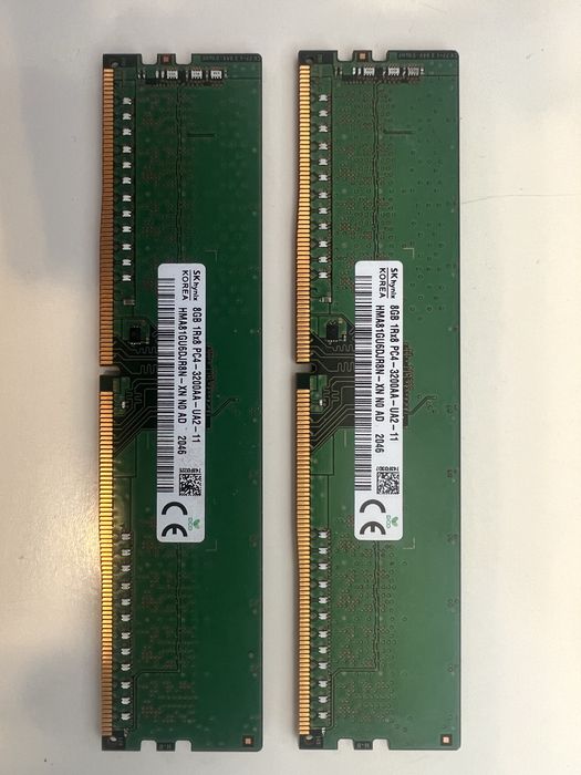 Memorie RAM 16 gb (2x8) , DDR4 3200