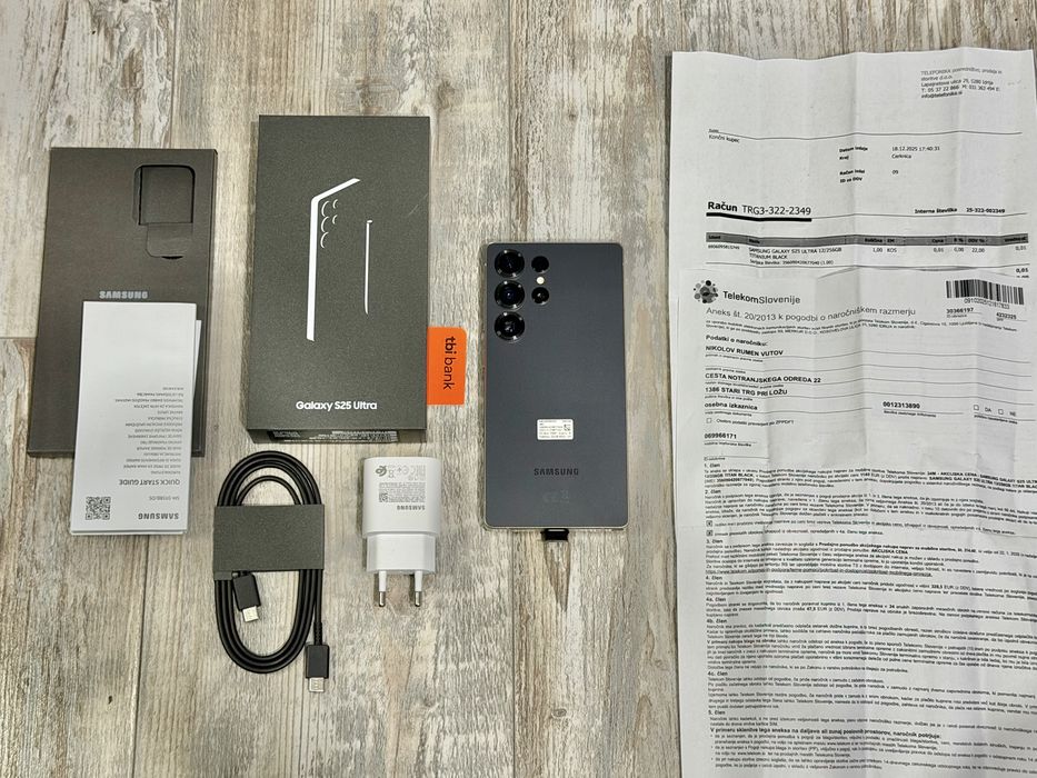 Нов Samsung Galaxy S25 Ultra 5G 256 GB 12 GB Ram Нов