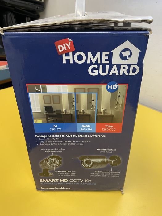 HOMEGUARD Smart HD CCTV 2 camere HD 720p DVR 4 canale