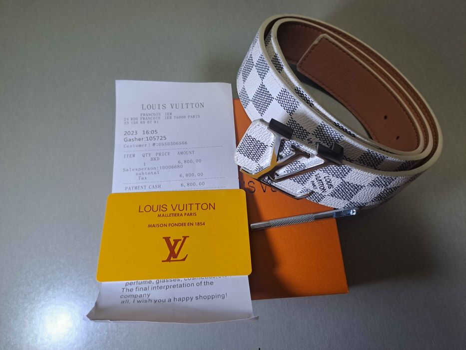 Curea LV Louis Vuitton cu Certificat+Bon+Full box / Premium
