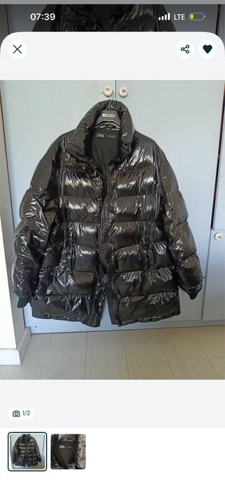 Куртка пуховик zara