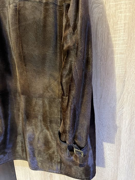 Мъжко кожено палто от пони