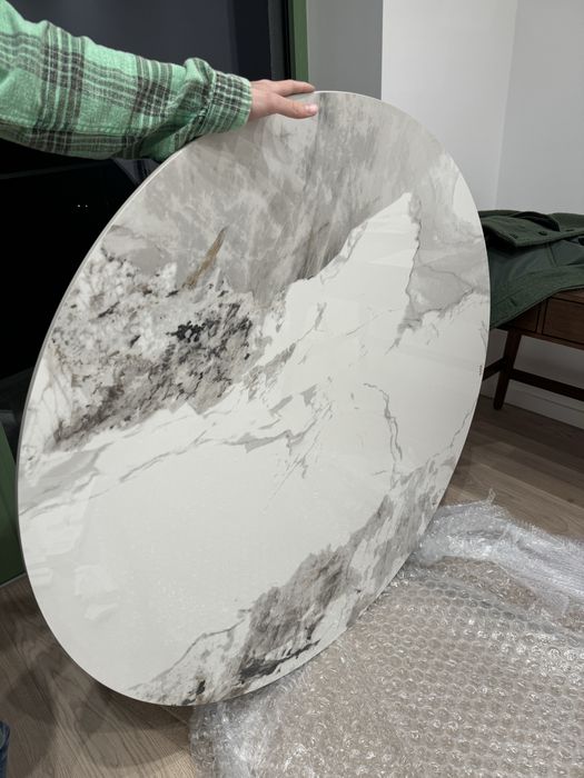 Blat masa rotund de ceramica diametru 120 cm