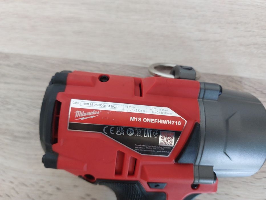 Pistol impact Hex 7/16, 1050 nm, milwaukee M18 ONEFHIWH716, NOU