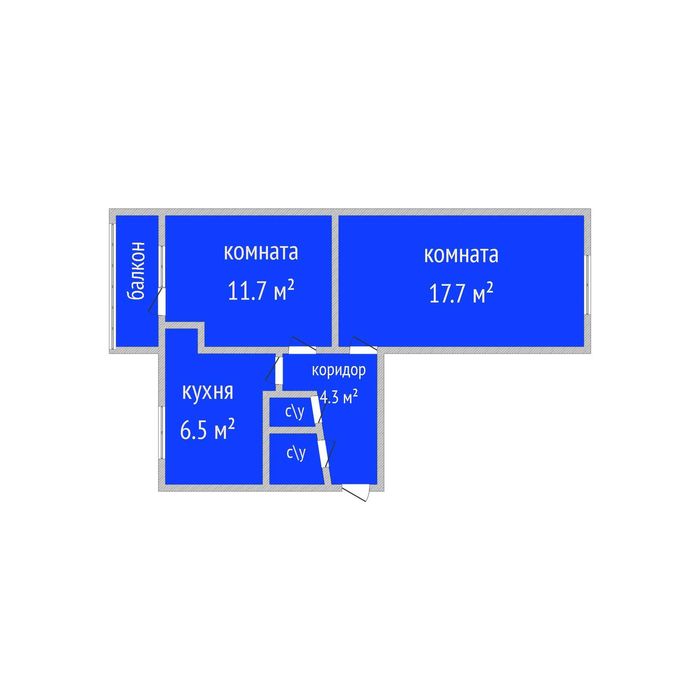 Продажа 2-комнатной квартиры
