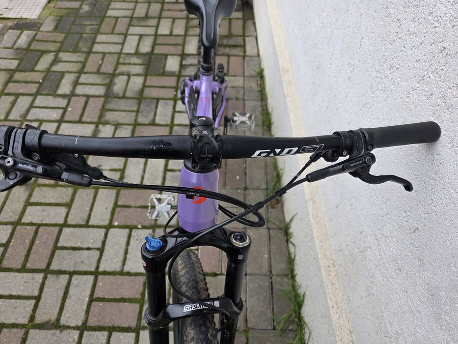 Full suspension Ghost Riot. 27,5.  XS