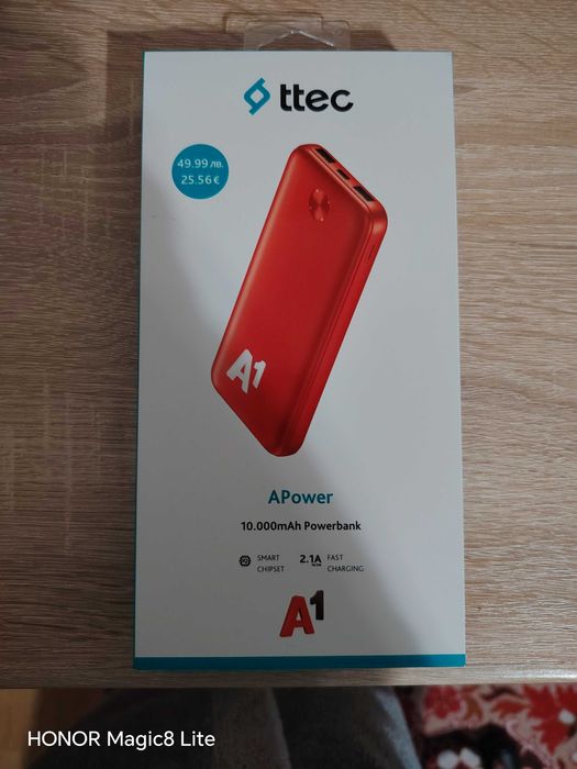 Неразопакована, чисто нова, преносима батерия