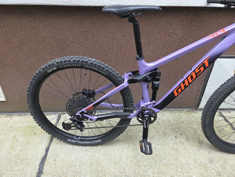 Bicicleta MTB Ghost Nirvana si GHOST Riot Youth Pro roti 27,5 cadru marimea S si XS Full Suspension