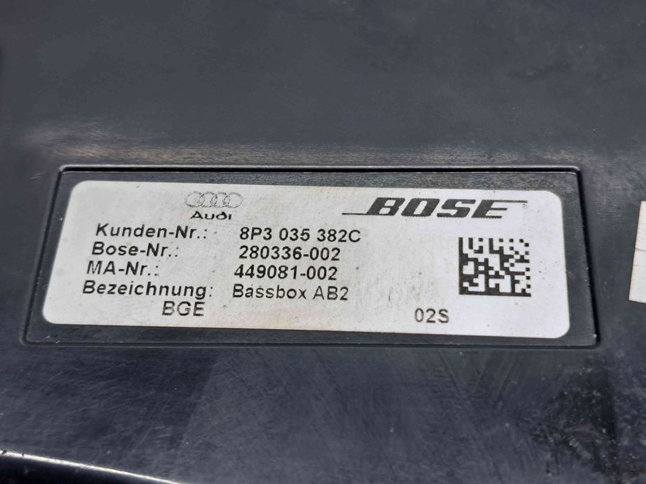 Subwoofer Audi A3 (8P1) [Fabr 2003-2012] 8P3035382C